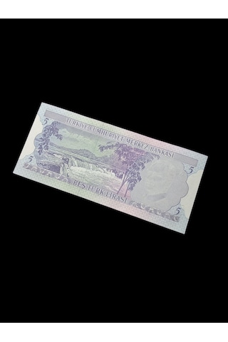 6.emisyon 5 Türk Lirası Kağıt Koleksiyon Para . Numismatik, Antikalar, Hobi Hediye