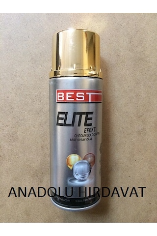 Best 400 ML Sprey Boya Altın Gold Efekt Altın Krom Parlak Renk