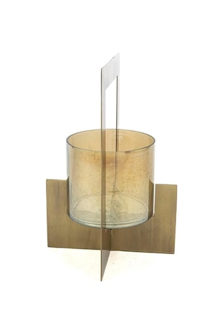 Mikasa Moor Gold Gri Cam Mumluk 21x21x32cm Gold
