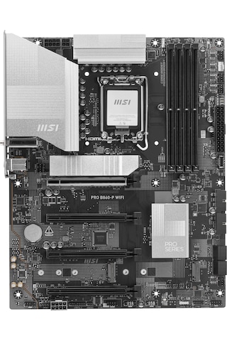 MSI PRO B860-P WIFI 8600MHz (OC) DDR5 Soket LGA1851 M.2 HDMI DP Thunderbolt ATX Anakart