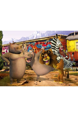 Ks Games 50 Parça Erkek Çocuk Madagascar Puzzle/yapboz - Mg709 - 5 Yaş Üzeri