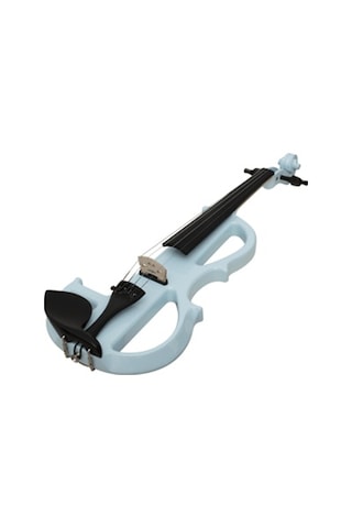 Kinglos Kng Dsg-b1808 Elektro Keman 4/4 Mavi Profesyonel - Silent Kulaklık Çıkışlı Sessiz Çalışma Modu, Kristal Netliğinde Tonlar