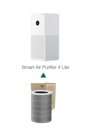 Xiaomi Smart Air Purifier 4 Lite Filtre Hepa Karbon Gri High