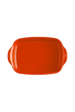 Emile Henry Tart Börek Fırın Kabı Dikdörtgen 29,5 X 19 Cm Turuncu/toscane Turuncu
