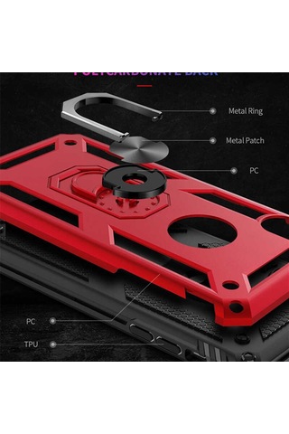 Apple Uyumlu iPhone XR 6.1 Kilif Zore Vega Kapak-Siyah 532138763