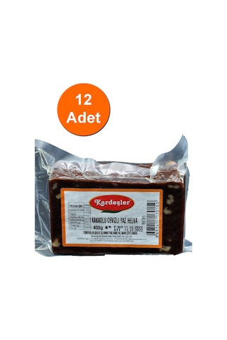 Kardeşler Cevizli Kakaolu Yaz Helvası 12 x 400 G