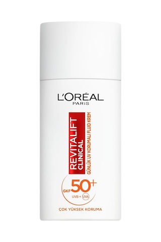 L'oreal Paris Revitalift Clinical Spf 50+ Günlük Yüksek Uv Korumalı Yüz Güneş Kremi 50 Ml