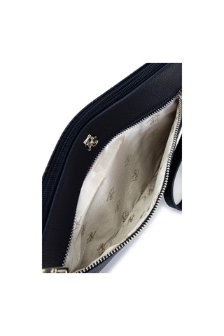 Tamer Tanca Kadın Suni Deri Lacivert Desen Clutch Çanta 743 2337 Bn Cnt Sk25-26 Lacı Gfrj Laci