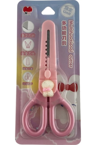 Tavşan Öğrenci Makası + Mini Maket Bıçağı 1 Adet