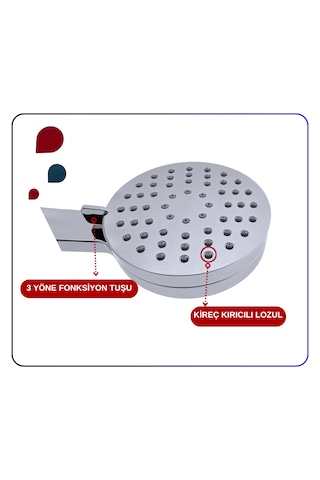 A3348001yp Artema 3 Fonksiyonlu El Duşu Krom