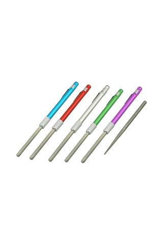 Kangvka Taşlı Uçlu Taşlama Kalemi Seti - Çift Taraflı, Taşlama Hızı Yüksek, Çanta Boyutunda, Balık İğnesi Ve Bıçaklar İçin Uygun