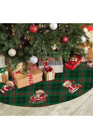 Santa Teddy Çam Ağacı Altı Örtüsü