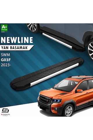 S-dizayn Swm G03f Newline Krom Yan Basamak 193 Cm 2023 Üzeri A+ Kalite