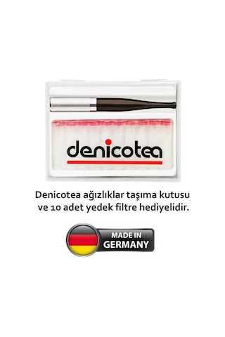 Denicotea 20270 Ejectör Filtreli Sig. Ağızlığı Silver