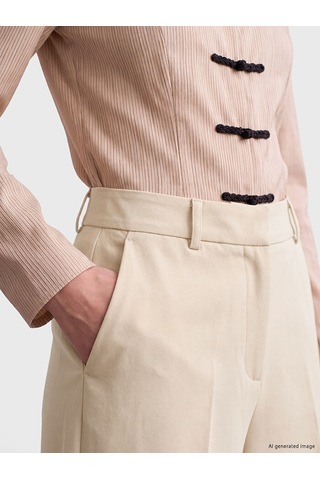 Lcw Vision Bej Regular Fit Kadın Pantolon