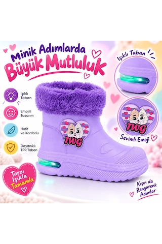 Look Life Su Geçirmez Çocuk Yağmur Botu 525 Mor