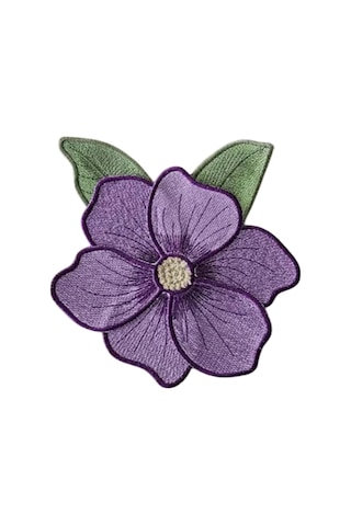 Agbtrend Mor Manolya Nakışlı Sunum Ve Kokteyl Peçetesi Mor