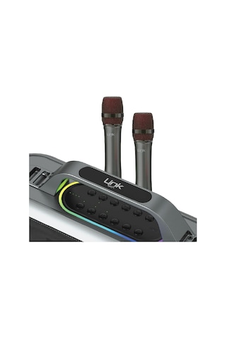 Linktech M420 Premium Extra Bass Çift Mikrofonlu Kablosuz Hoparlör