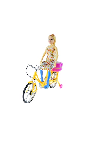 Bisikletli Bebek Işıklı Sesli Oyuncak Bebek