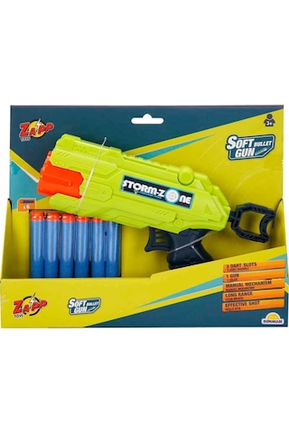 2712 Zapp 6 Mermili Sünger Dart Atan Silah -sunman