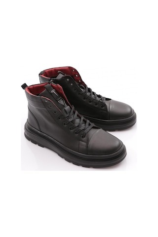 Dgn 18473 Erkek Bağcili Casual Bot Siyah Benfica Siyah