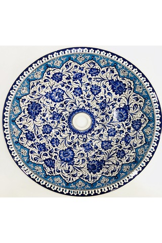 Can Seramik - El Boyaması Iznik Çini Lavabo