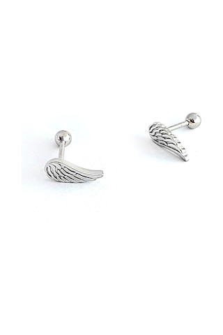 Melek Kanadı Figürlü 925ayar Gümüş Tragus Kıkırdak Piercing Diğer