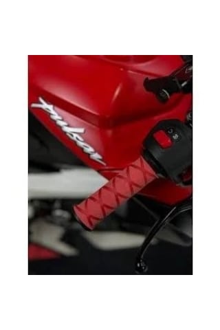 Motosiklet Universal Elcek Kaplama Kauçuk Kırmızı Renk