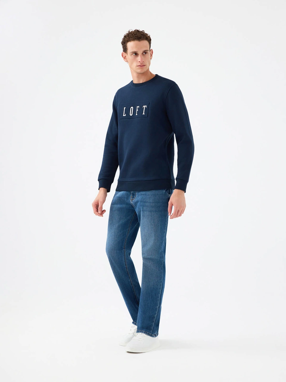Loft Regular Fit Lacivert Erkek Sweatshirt Lf2041102 Lacivert
