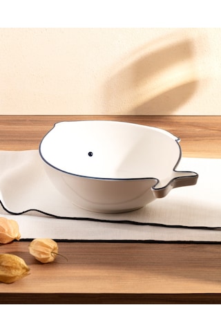 Madame Coco Marine 25 Cm Salata Kasesi Td - Marıne - 02 Salata Kasesi-mavi/beyaz