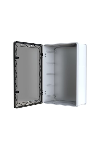 Yavuz Abs Pano 40 X 60 X 24.2 Cm Taban Saclı Ip65 Plastik Pano Montaj Plakalı Elektrik Kutusu Pano Darbeye Dayanıklı