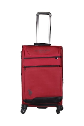 U.s. Polo Assn. Bordo Kumaş Unisex Orta Boy Valiz Plvlz9102b-o 001