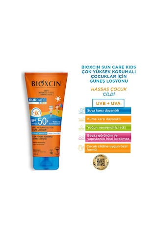 Bioxcin Sun Care Çok Çok Yüksek Korumalı Çocuk Güneş Losyonu 50 Spf - % 100 Botanik Aktif 200 ml
