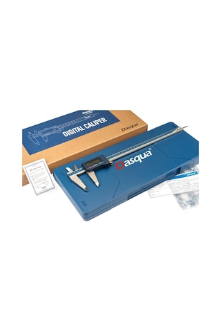 Dasqua 2000-1010 200Mm Mavi Lcd Ekran Dijital Kumpas Ip54 Koru