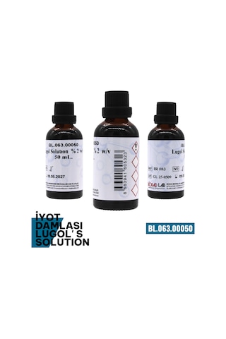 Biorad Lugol Çözeltisi %2 50 ML