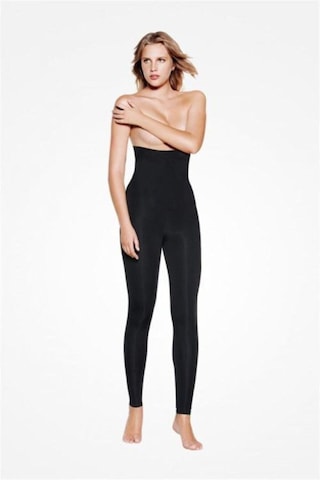 Kadın Siyah İki Beden İnceltici Korse Tayt Siyah