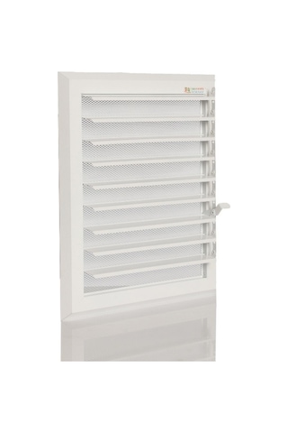 Ecovent Beyaz Alüminyum Menfez, Panjur Banyo Ve Wc Havalandırma (15077442)