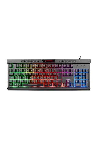 Rampage BYGAME-K2 Rainbow Aydınlatmalı Multimedia Oyuncu Klavye