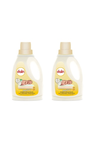 Dalin Sensitive Doğal Sabun Parfümsüz Hipoalerjenik Sıvı Çamaşır Deterjanı 20 Yıkama 2 x 1500 ML