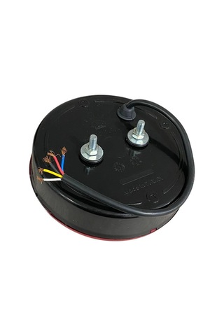 12v Stop Lambası Yuvarlak Ledli 3 Fonksiyonlu Kırmızı-beyaz 140 60 Mm