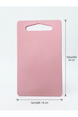 10'lu Plastik Kesme Tahtası Seti 24x14 Cm Çeşitli Renklerde Mutfak Doğrama Ve Kesme Tahtası Renkli