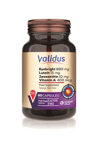 Eyebrigth 880 Mg + Lutein 15 Mg 60 Capsules