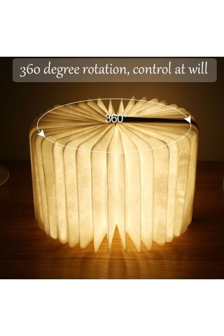 Fastbuy Led Usb 5v Şarj Edilebilir Manyetik Katlanabilir Kitap Şeklinde Masa Lambası - Haki 275a49 Haki Haki