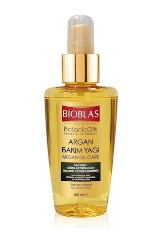 Bioblas Botanic Oils Argan Bakım Yağı 100 Ml Besleyici, Onarıcı, Argan Yağı
