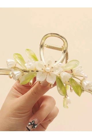 Catalea Family Saç İçin Yengeç Çiçekli 375583646 Beyaz