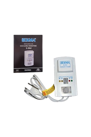 Sekma S092 Doğalgaz ve Tüp Gaz  Alarm Dedektörü