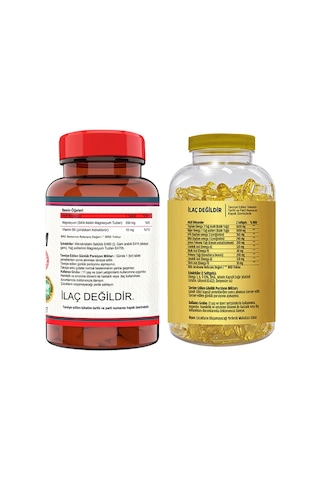 Nevfix Magnesıum Vitamin B-6 120 Talet & Flx Omega 3-6-9 90 Tab