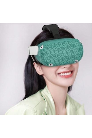Oculus Meta Quest 2 Yeşil Silikon Koruyucu Kılıf