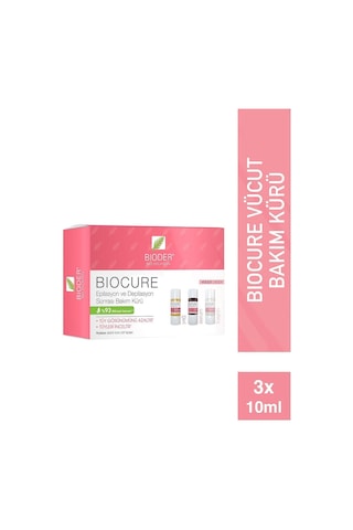 Bioder Biocure Tüy Azaltıcı Vücut Kürü 3x10 ml - Istenmeyen Tüyler Için