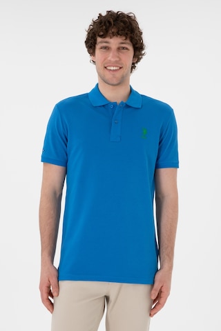 U.S. Polo Assn. Erkek Slim Fit Polo Yaka Kobalt Basic Tişört 50298041-VR077